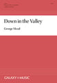 Down in the Valley TTBB choral sheet music cover